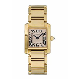 Cartier Tank Francaise 1820 Yellow Gold Ladies Watch