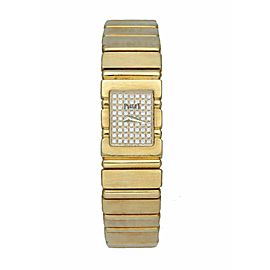 Piaget Quartz 15201C701 Diamond Dial 18K Yellow Gold Ladies Watch