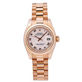 ROLEX LADY-DATEJUST PRESIDENT 179175 PINK DIAL WITH ROSE GOLD PRESIDENT BRACELET