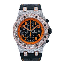 AUDEMARS PIGUET ROYAL OAK OFFSHORE CHORONO ICED OUT WATCH 26170ST.OO.D101CR.01