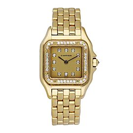 Cartier Panthere 8057915 18K Yellow Gold & Diamonds Set Ladies Watch