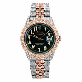 ROLEX DATEJUST GREEN MEN'S WATCH - 1601