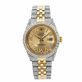 ROLEX DATEJUST CHAMPAGNE MEN'S WATCH - 1601