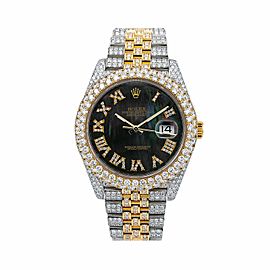 ROLEX DATEJUST BLACK MEN'S WATCH - 126333