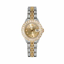 ROLEX DATEJUST CHAMPAGNE WOMEN'S WATCH - 6917