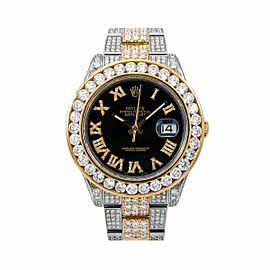 ROLEX DATEJUST II BLACK MEN'S WATCH - 116333