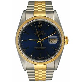 Rolex Datejust 16233 Blue Dial Men's Watch