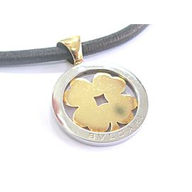 BVLGARI BULGARI Tondo Clover Pendant Necklace 18k Yellow Gold