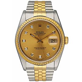 Rolex Datejust Diamond Dial Men's Watch