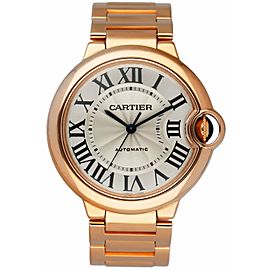 Cartier Ballon Bleu 18K Rose Gold Mens Watch