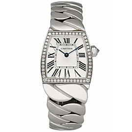 Cartier La Dona 2905 18K White Gold Diamonds Ladies Watch