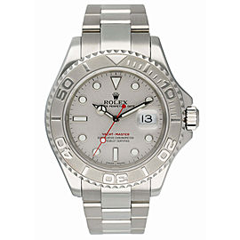 Rolex Yacht Master Platinum Bezel Mens Watch