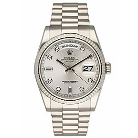 Rolex Day-Date Diamond Dial Mens Watch