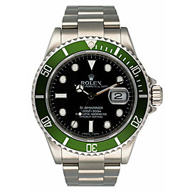 Rolex Submariner 16610LV Kermit Bezel Mens Watch