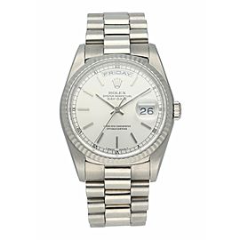 Rolex Day-Date President White Gold Mens Watch