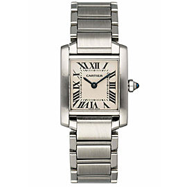 Cartier Tank Francaise Stainless Steel Ladies Watch