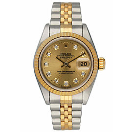 Rolex Datejust Diamond Dial Ladies Watch