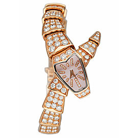 Bvlgari Serpenti MOP Diamond 18K Rose Gold Ladies Watch