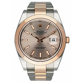 Rolex Datejust Sundust Dial Two Tone Mens Watch