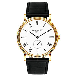 Patek Philippe Calatrava 18K Yellow Gold Mens Watch