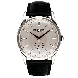 Patek Philippe Calatrava White Gold Mens Watch