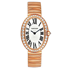 Cartier Baignoire 18K Rose Gold Ladies Watch