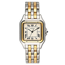 Cartier Panthere Jumbo Two Tone Mens Watch