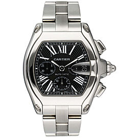 Cartier Roadster Black Dial Mens Watch