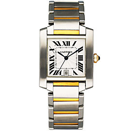 Cartier Tank Francaise Two Tone Mens Watch