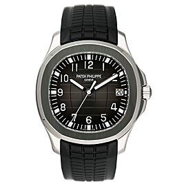 Patek Philippe Aquanaut Black Dial Mens Watch