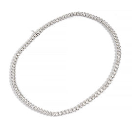 Platinum with 12.03ct Diamond Necklace