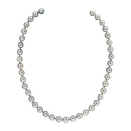 14K White Gold with Pearl Necklace