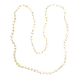 Vintage Cultured Pearl Slip On Necklace