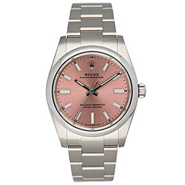 Rolex Oyster Perpetual Midsize Pink Dial Ladies Watch