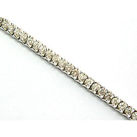 Round Diamond Tennis Bracelet TWO PRONG