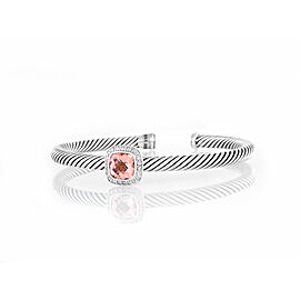 David Yurman Albion Bracelet with Morganite and Diamonds