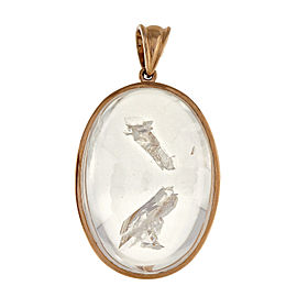 18K Pink Gold with 84.27ct Manifestor Quartz Crystal Pendant