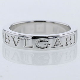 BVLGARI 18k White Gold Double Ring LXGBKT-464