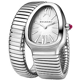 Bulgari Serpenti Steel Tubogas Quartz Ladies Watch SP35C6SS.1T