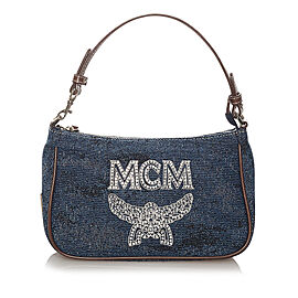 MCM Denim Satchel