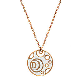 Damiani Yellow Gold Diamond Damianissma Necklace