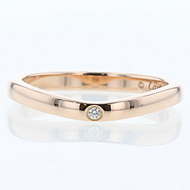 CARTIER 18k Pink Gold Ballerina Curve Wedding Ring LXGBKT-927