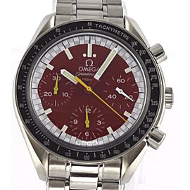 OMEGA SPEEDMASTER MICHAEL SCHUMACHER 3510.61 AUTOMATIC CHRONOGRAPH RED WATCH BOX