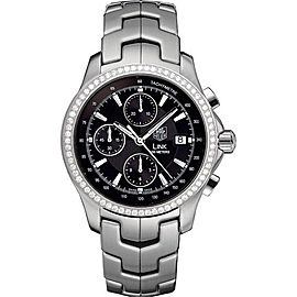 TAG HEUER LINK CJF2117.BA0594 CHRONOGRAPH AUTOMATIC DIAMOND WATCH