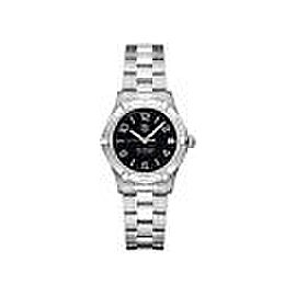 BRAND NEW TAG HEUER LADIES AQUARACER WAF1310.BA0817 32MM MIDSIZE BLACK WATCH