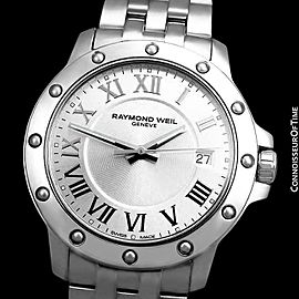 RAYMOND WEIL TANGO Mens Ref. 5599 Stainless Steel Watch - Mint with Warranty