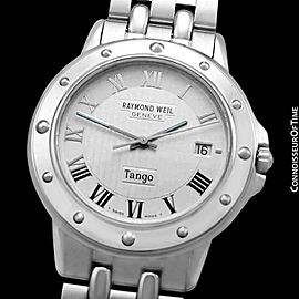 RAYMOND WEIL TANGO Mens Ref. 5560 Stainless Steel Watch - Mint with Warranty