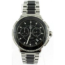 TAG HEUER FORMULA 1 CAH1212.BA0862 DIAMOND BLACK CERAMIC LADIES PRESTIGE WATCH