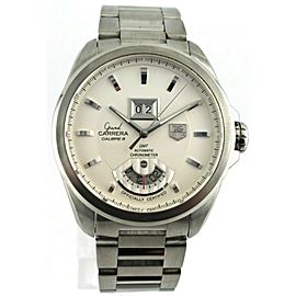 TAG HEUER GRAND CARRERA WAV5112.BA0901 GMT AUTOMATIC LUXURY WATCH BOX PAPERSS