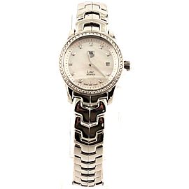 TAG HEUER LADIES LINK WJF1319.BA0572 DIAMOND PEARL SWISS QUARTZ LUXURY WATCH